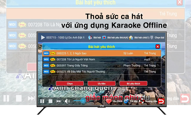 Smart Karaoke TV VTB 50 Inch LV5087KS -  Hàng Chính Hãng
