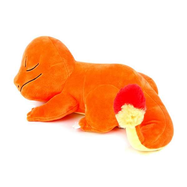 Gấu bông pokemon charmander - Khủng long lửa ngủ say (30 cm) gb73 (Màu Cam)