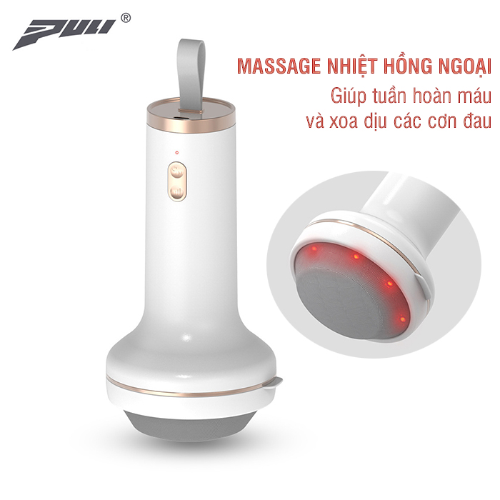 Máy massage cầm tay hồng ngoại 8 đầu Puli PL-670