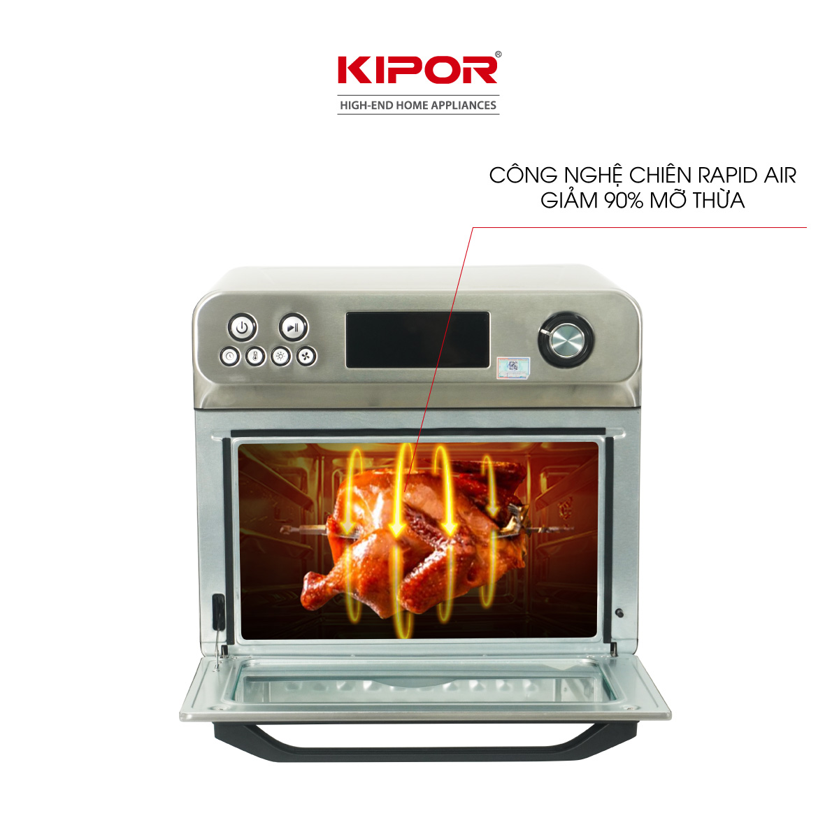 Nồi chiên không dầu Kipor KP-AF655