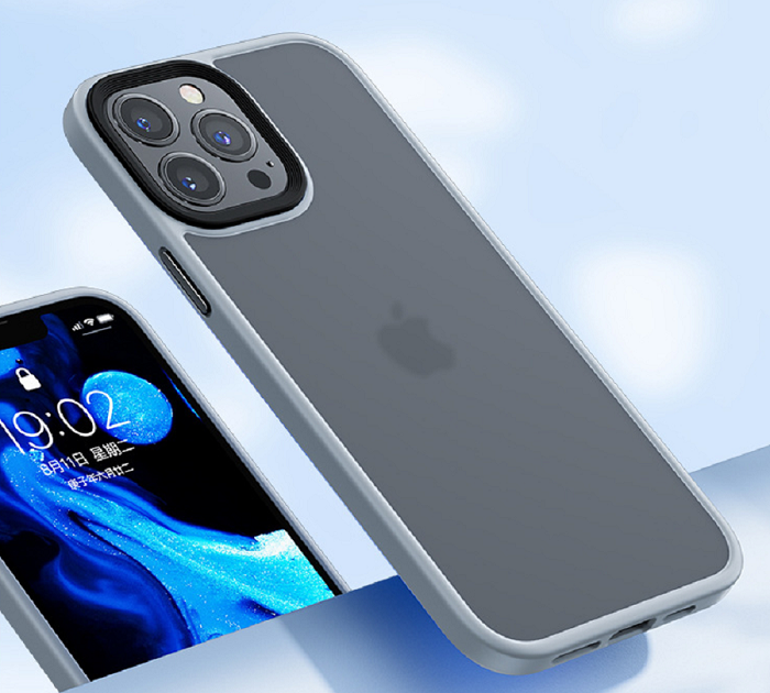 Ốp lưng viền màu lưng nhám trong chống sốc hiệu J-Case dành cho iPhone 11 Pro Max, 12 Pro Max( hàng chính hãng)