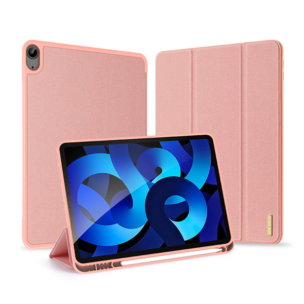 Bao Da Dành Cho iPad Air 4/ Air 5 10.9/ Air 6 11 inch 2024 Dux Ducis Domo Series Có Khe Cắm Bút, Tự Động Tắt Mở - Hàng Chính Hãng
