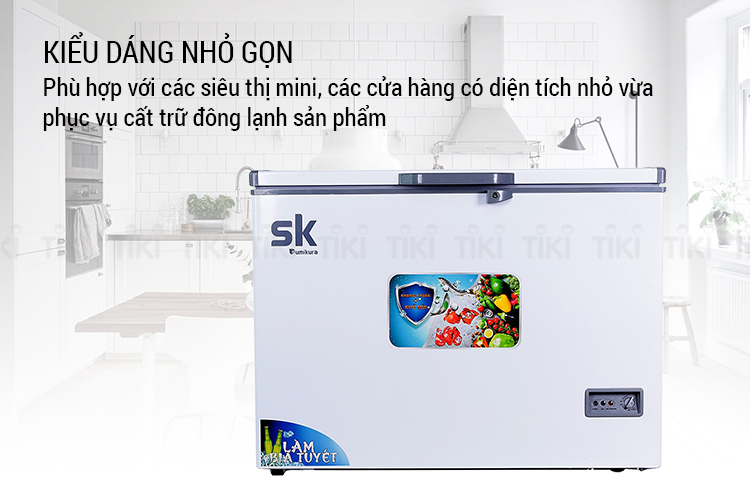 Tủ Đông 1 Ngăn Sumikura SKF-220S (150L) - Hàng Chính Hãng