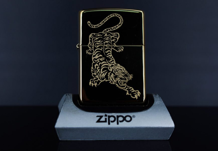 Bật Lửa Zippo 254b Tattoo Tiger Design