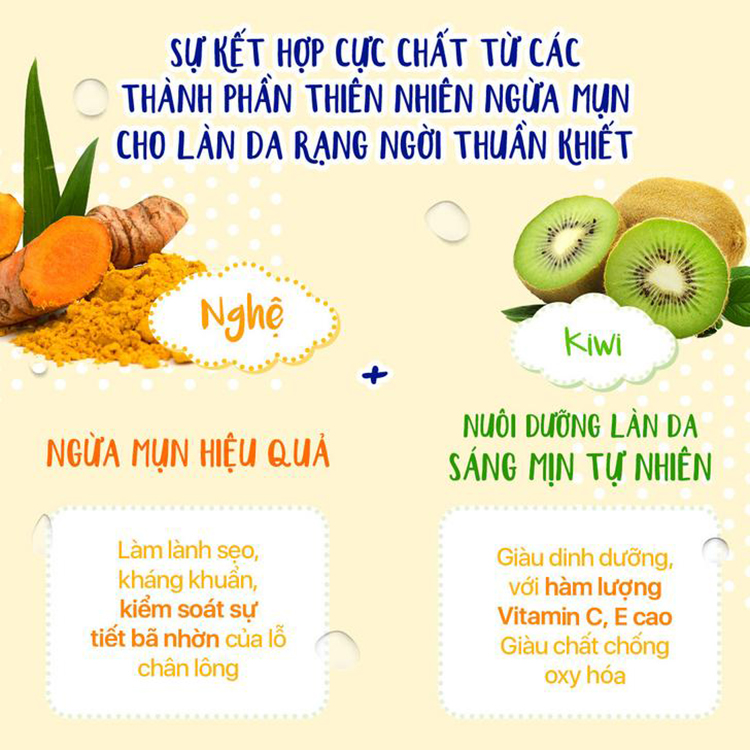 Sữa Rửa Mặt Sáng Da Hazeline Kiwi Nghệ 67183449 (100g)