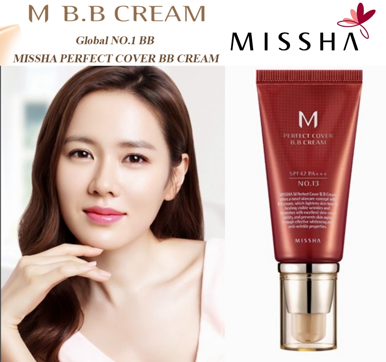 Kem Nền BB MISSHA M PERFECT COVER BB CREAM 50ml 