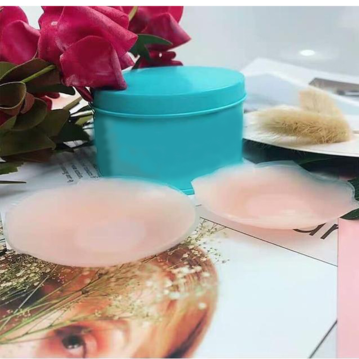 Hộp thiết 4 cặp miếng dán nhủ hoa silicon hoa mai GROFA