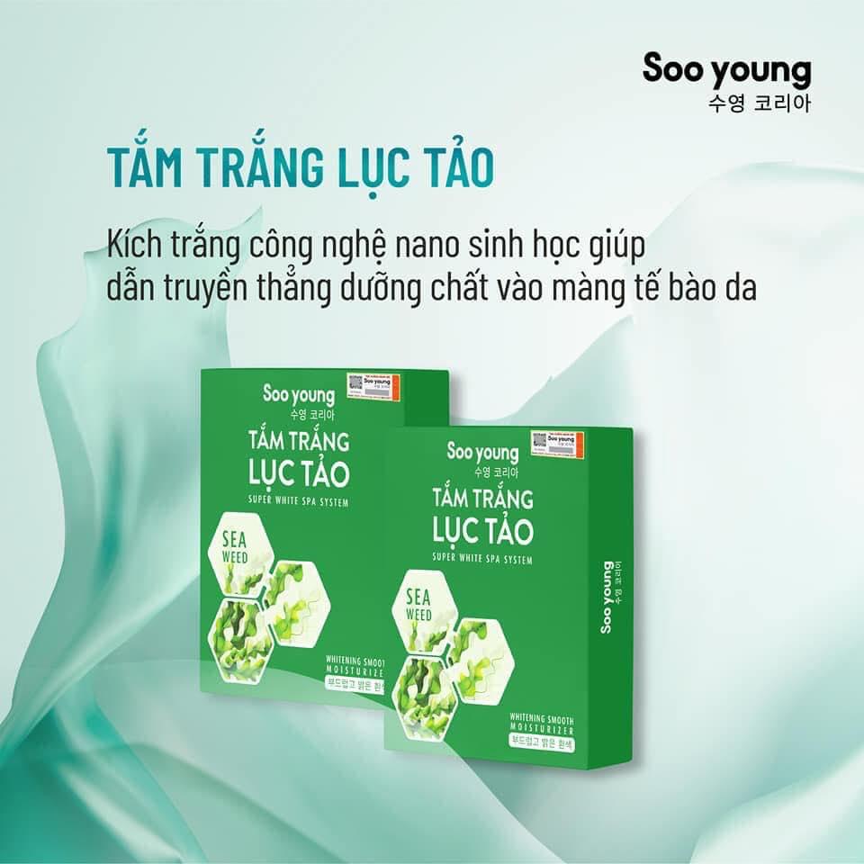 Tắm Trắng Lục Tảo Super White Spa System Soo Young