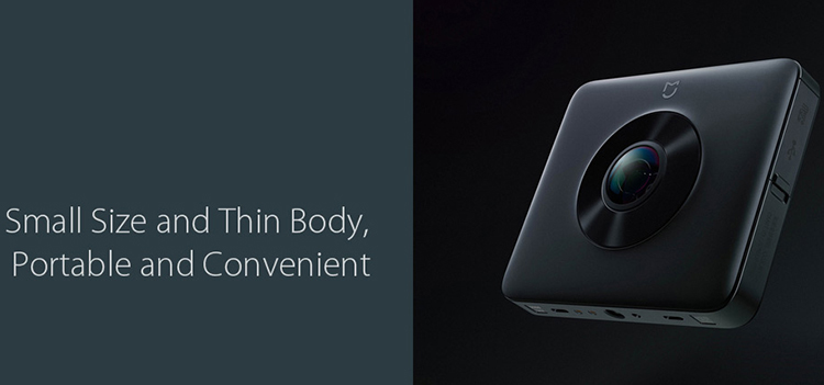 Official Global Version XIAOMI MIJIA Sphere Camera 3.5K WiFi Panorama Action Camera IP67 Waterproof Mini Portable 190 Degree Wide Angle Dual Lens 1600mAH for Outdoor Extreme Sport