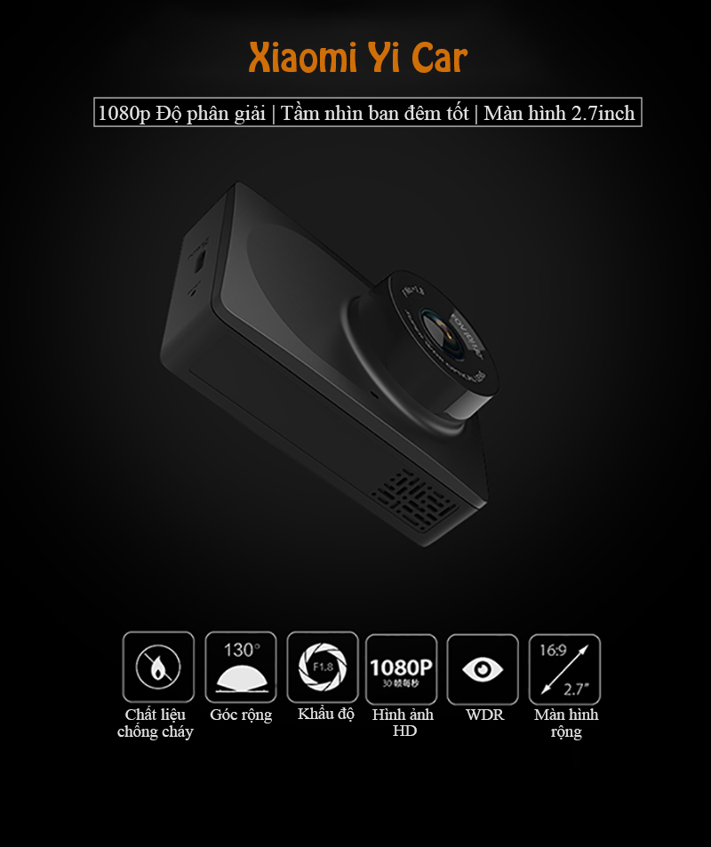 Camera Hành Trình Xiaomi Yi Car DVR 1080P