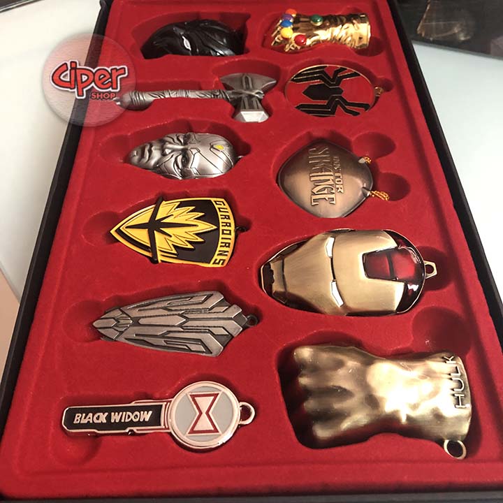 Bộ 11 móc khóa Avengers - Móc khóa Avengers Giá Rẻ - Móc Khóa