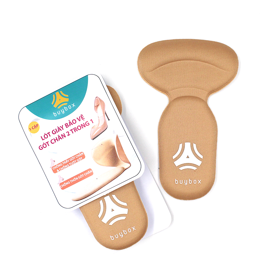 2 cặp lót giày chống tuột gót, chống trầy gót cực êm chân - buybox - BBPK09