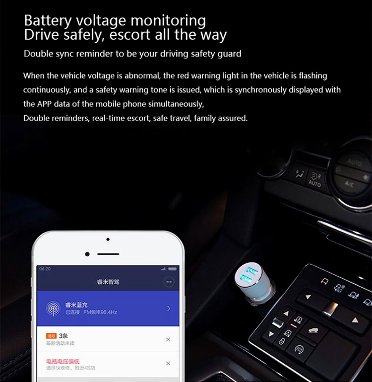 XIAOMI ROIDMI 3S Bluetooth Car Charger