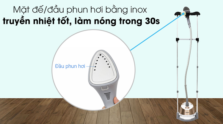 Bàn là hơi nước đứng Kangaroo KG75B6 - Hàng chính hãng