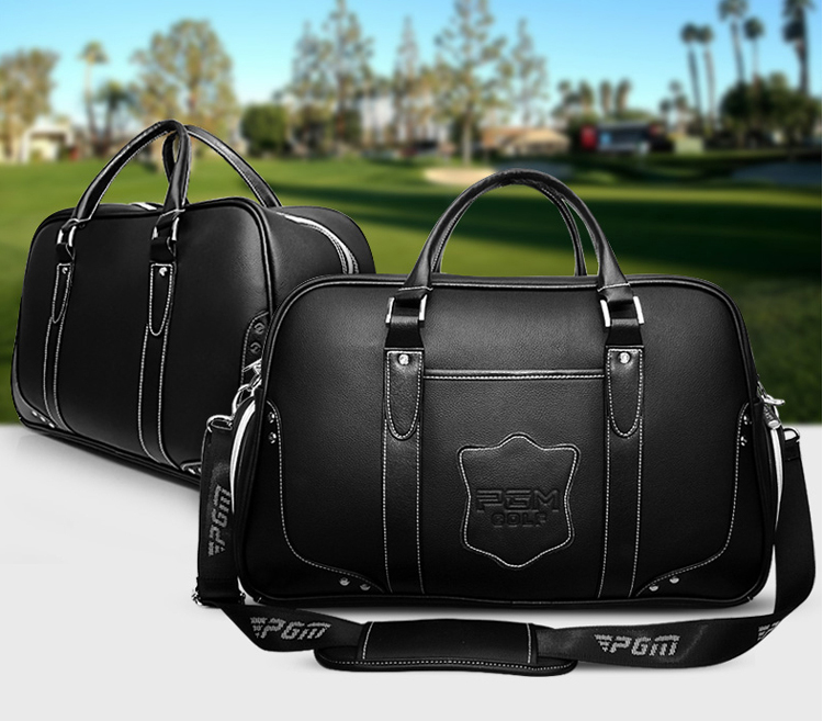 Túi Goft xách tay đựng quần áo da cao cấp PGM YWB021 - Màu đen