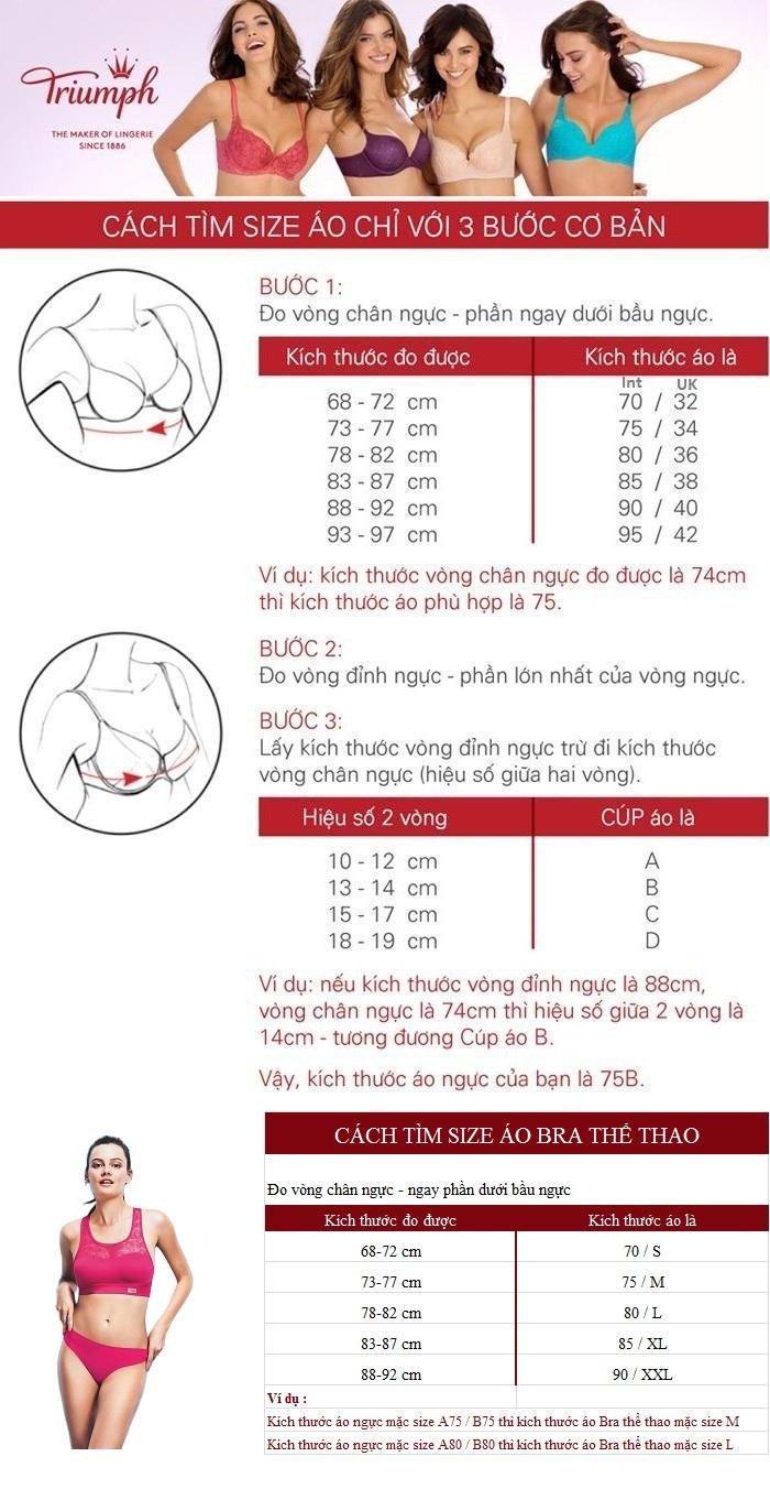 Áo tập thể thao nữ Triumph Traction 3356 mút mỏng, không gọng ôm ngực màu Đen
