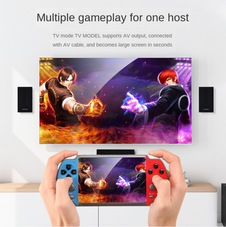 Máy chơi game cầm tay điện tử 4 nút mini X7 nghe nhạc xem phim ebook game sup per HD screenmanf hình 30fps