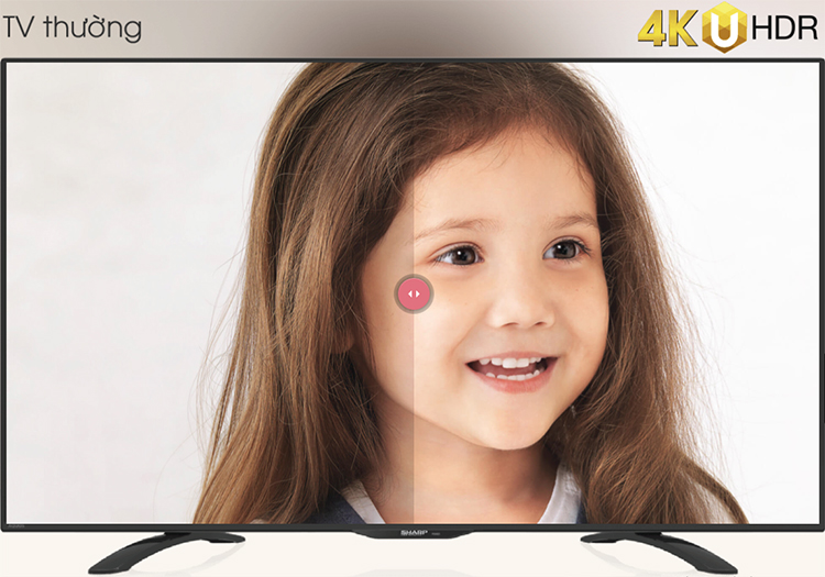 Smart Tivi Sharp 60 inch 4K UHD LC-60UA6500X