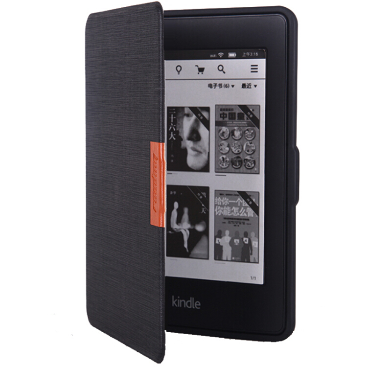 TUOZI Adaptor 558/X Mickey Edition Kindle Case/Shell New Kindle Electric Paper Book Soft Case Cover Canvas Pattern Black