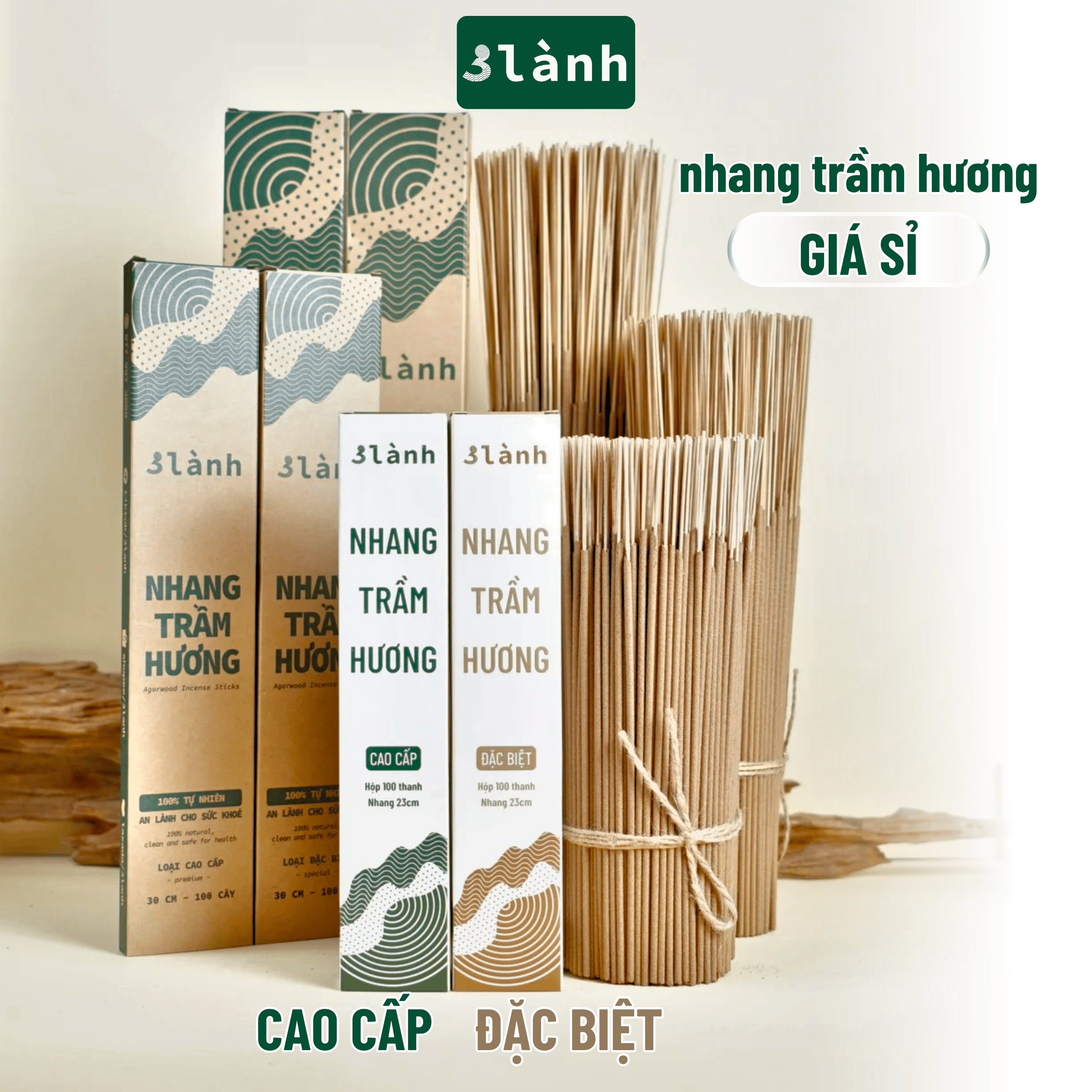 Nhang Trầm Hương Sạch Đặc Biệt Cao Cấp Sỉ 0.5-1kg Dài 23-30-40cm,  3 Lành Tự Nhiên 100% Không Hóa Chất 7-15 Năm Thờ Cúng Xông Nhà