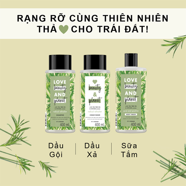 Combo Detox Tóc Dầu Bết Dầu Gội & Dầu Xả Love Beauty And Planet (400ml x 2) Combo Detox Tóc Dầu Bết Dầu Gội & Dầu Xả Love Beauty And Planet (400ml x 2)