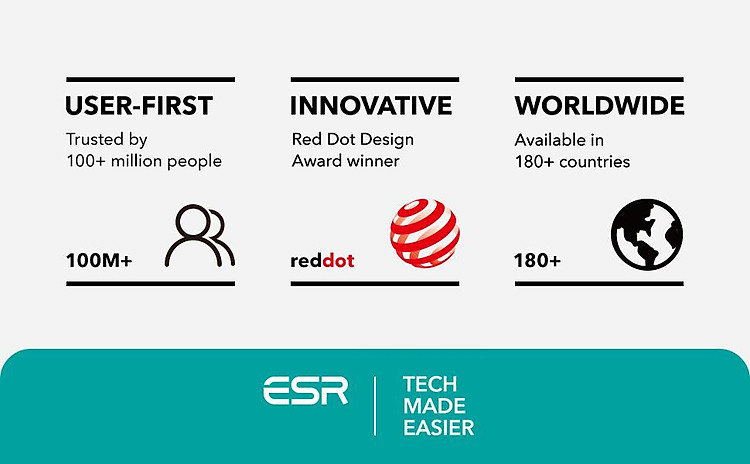 Ốp Lưng cho iPhone 14 Pro / iPhone 14 Pro Max ESR Metal Kickstand Phone Case - Hàng Chính Hãng