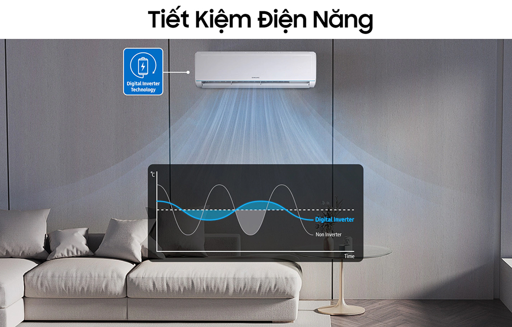 Điều hòa Inverter Samsung AR12TYHQASINSV (12.000BTU) - Hàng chính hãng - Chỉ giao tại Hà Nội