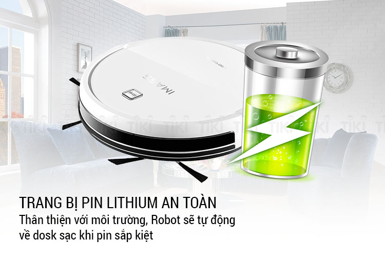 Robot hút bụi, lau nhà IMASS S2 Wifi -Chính hãng