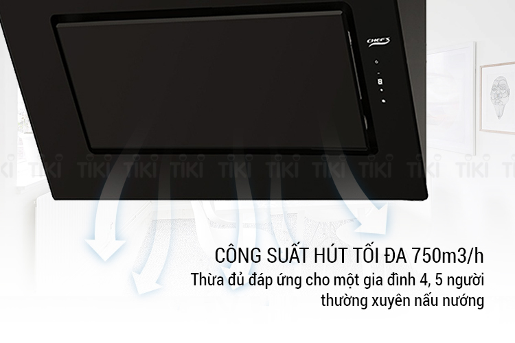 Mua Máy Hút Mùi Treo Tường Kiểu LCD Chef's EH-R705E9 (90cm) - Hàng Chính  Hãng tại Bếp V.I.P