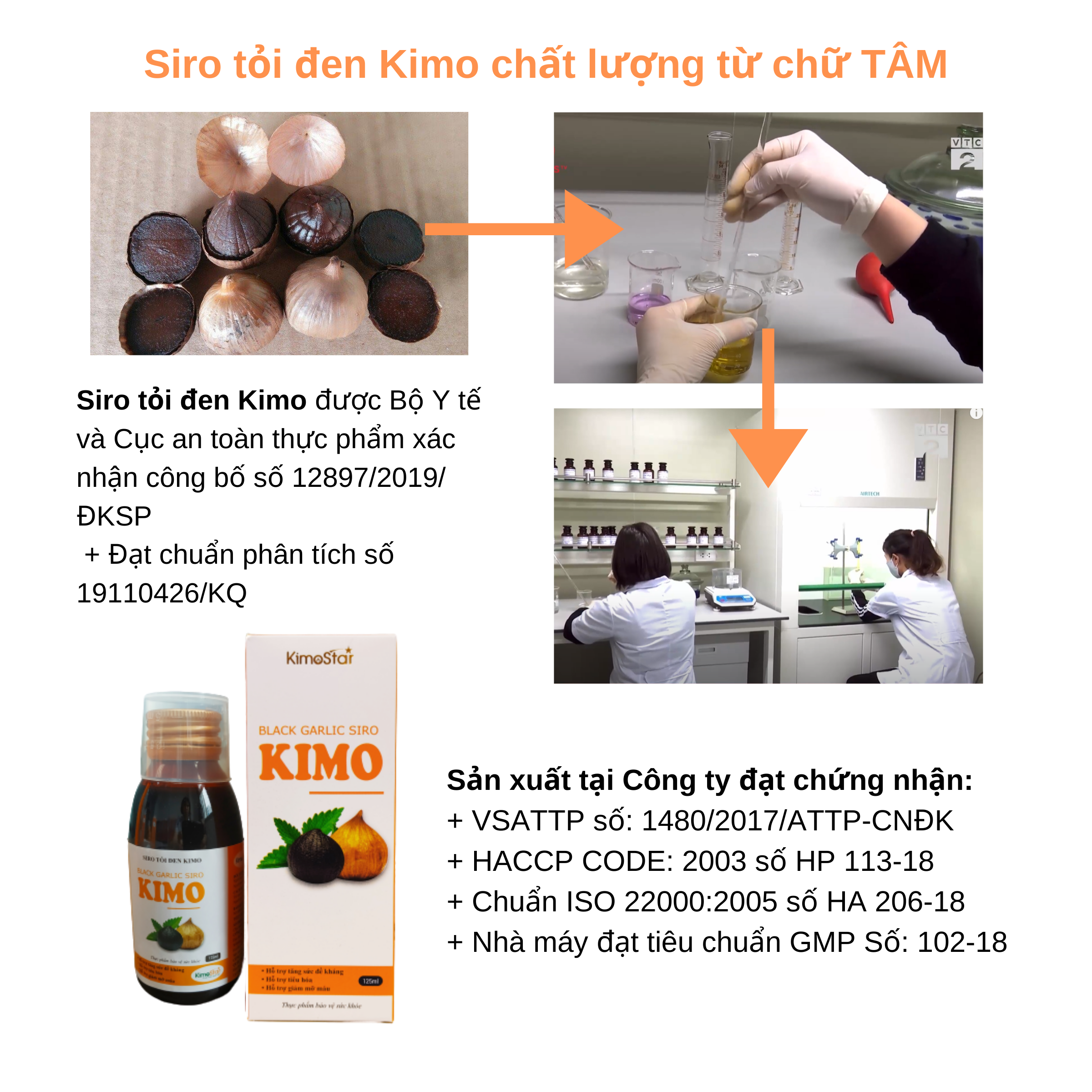 Tinh dầu tỏi đen Kimo