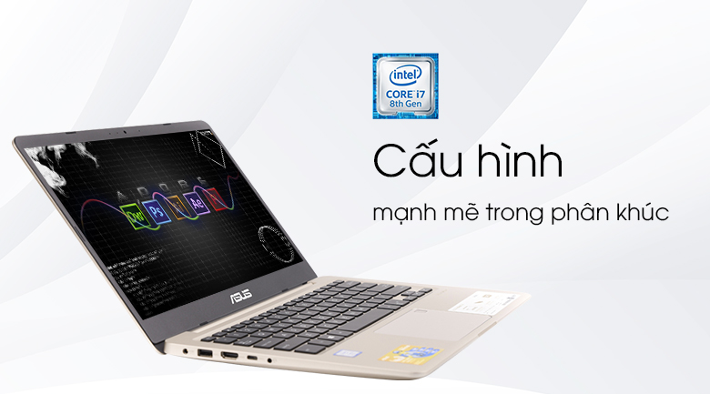 Laptop Asus Vivobook S14 S410UA-EB220T Core i7-8550U/Win10 14 inch - Hàng Chính Hãng