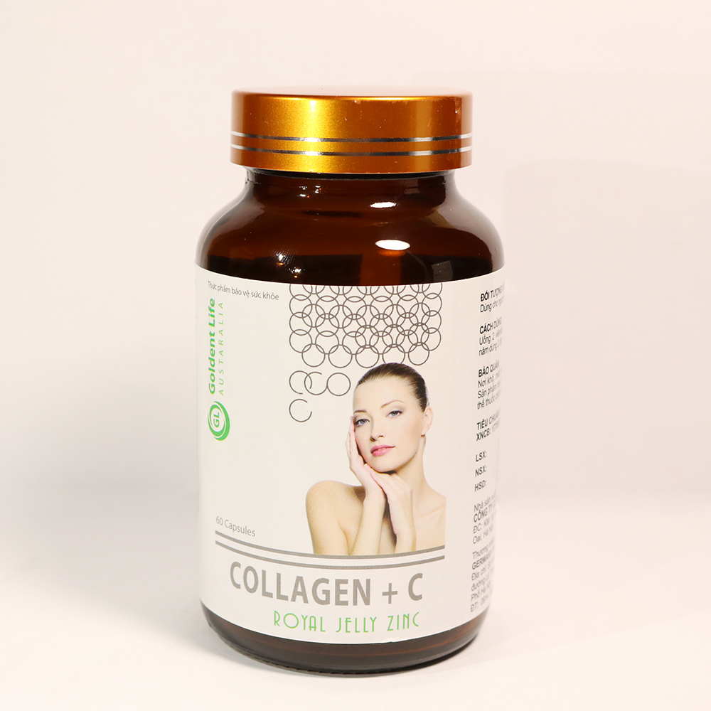 Viên uống Collagen đẹp da, bổ sung Vitamin A, E, C giảm thâm nám tàn nhang, ngừa nếp nhăn, chống lão hóa