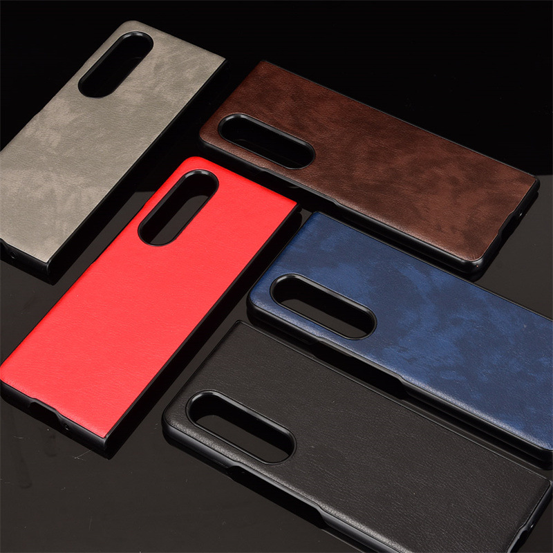 Ốp Lưng Da Kai Learther Cover dành cho Samsung Galaxy Z Fold 4 - Hàng Chính Hãng