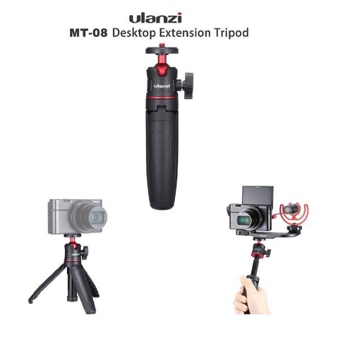 ULANZI MT-08 - HÀNG CHÍNH HÃNG - Chân Tripod dành cho Máy ảnh và Điện thoại (Không gồm ngàm kẹp điện thoại)