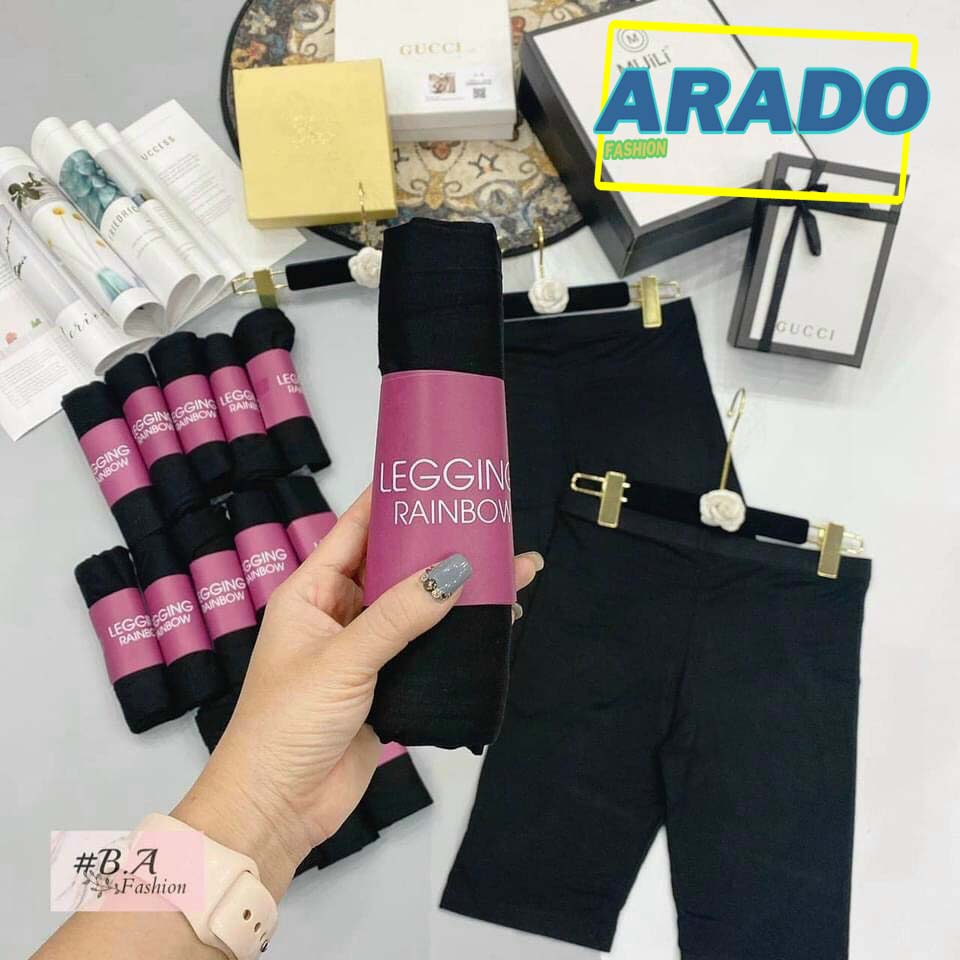 Quần Ngố Legging Nữ Màu Đen, Chất Liệu Co Dãn Thoải Mái - FORMENSHOP - FMHN006