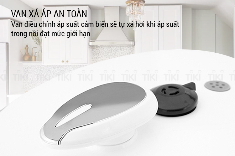 Nồi Áp Suất Điện Tử Đa Năng Sunhouse SHD1858BW (5.0 Lít) - Hàng Chính Hãng