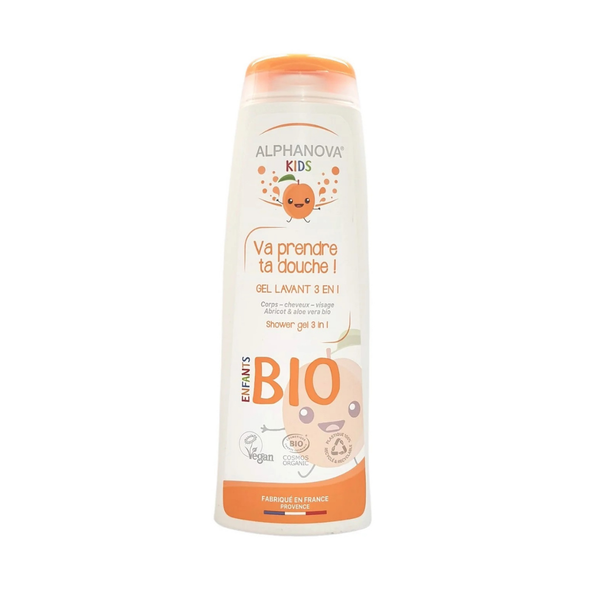 sữa tắm gội hữu cơ cho bé dạng gel (3 trong 1) 250ml - alphanova kids 1