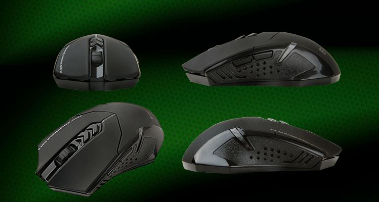 Chuột Không Dây Chuyên Dụng Cho Game Thủ ET X-08-Đen