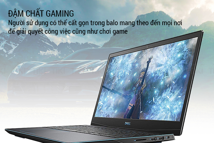 Laptop Dell G3 Inspiron 3590 N5I5517W Core i5-9300H/ GTX 1050 3GB/ Win10 (15.6 FHD IPS) - Hàng Chính Hãng