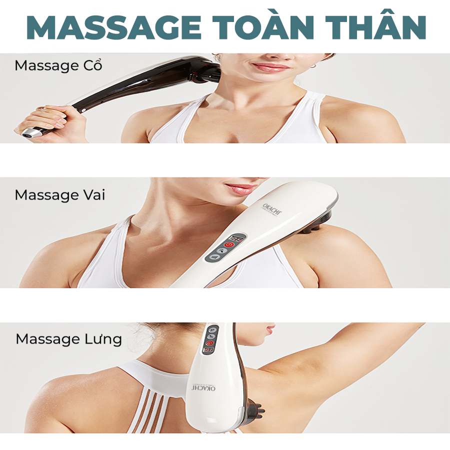 Máy massage cầm tay OKACHI JP-650E