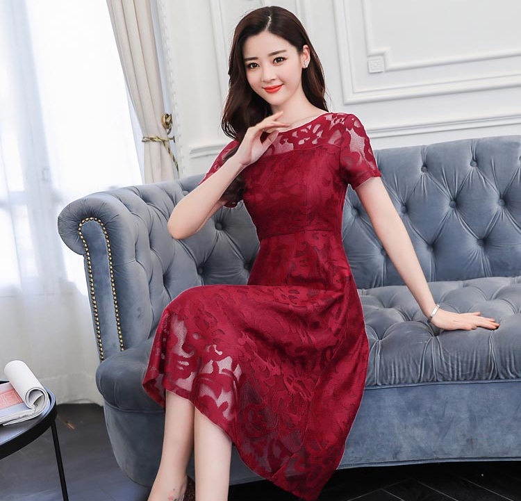 Đầm Ren Xòe Sang Trọng VD730 - V165