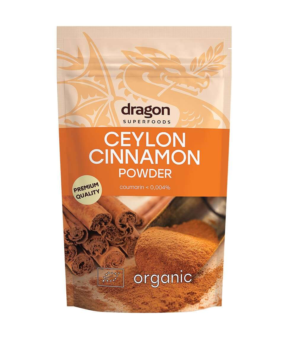 Bột quế Ceylon hữu cơ 150gr - Dragon  Superfoods