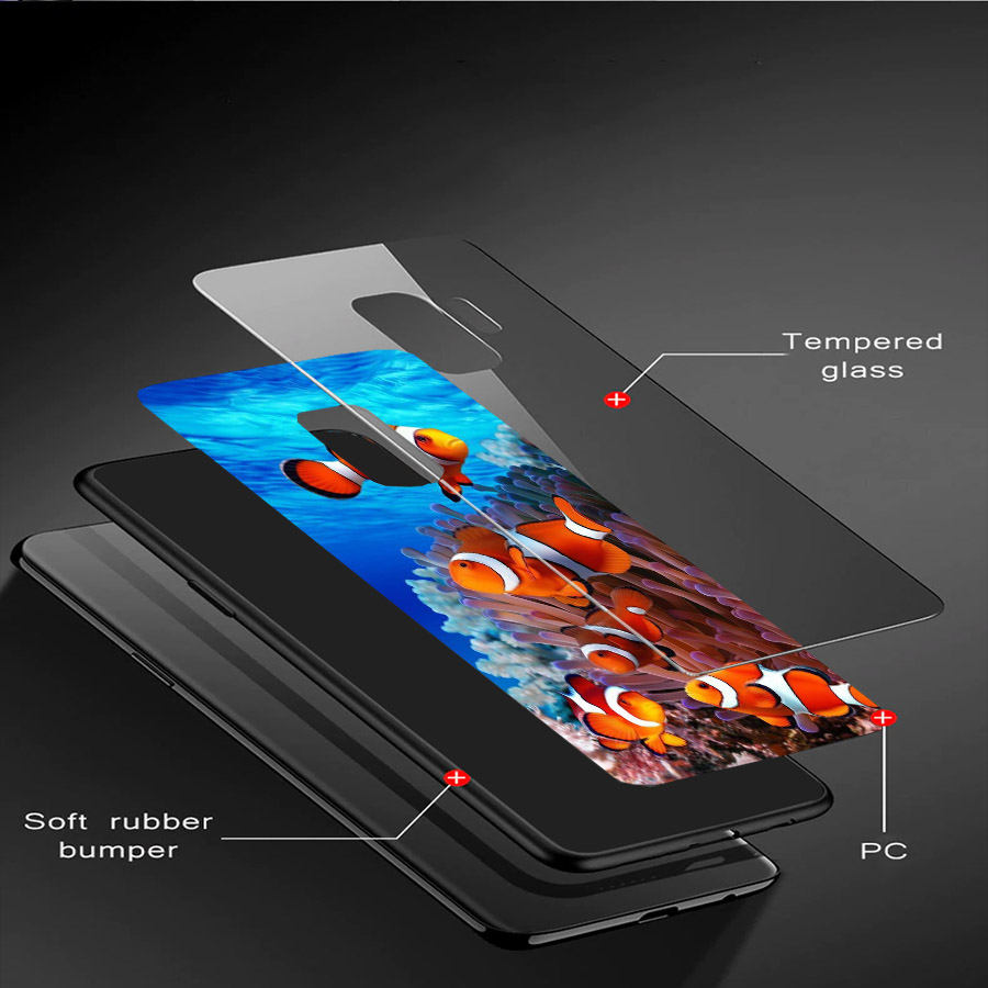 Ốp điện thoại dành cho máy Samsung Galaxy S9 - Cá hề MS ACMTU009