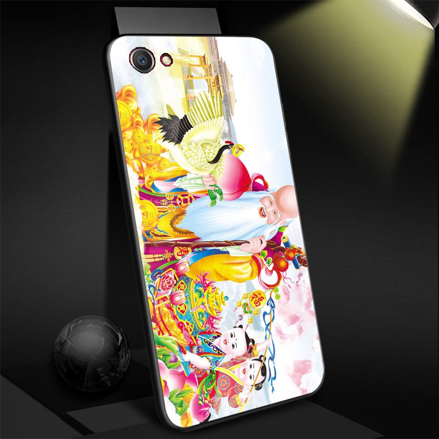Ốp điện thoại kính cường lực cho máy Oppo F7 - Tôn giáo MS TGIAO071