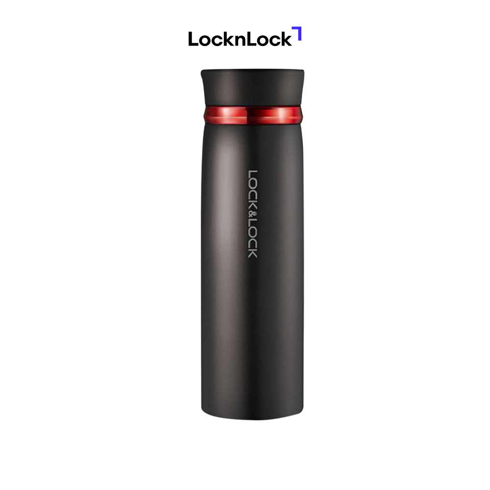 Bình Giữ Nhiệt Lock&amp;ampLock Feather Light LHC4131BKR 450ml - Đen Đỏ