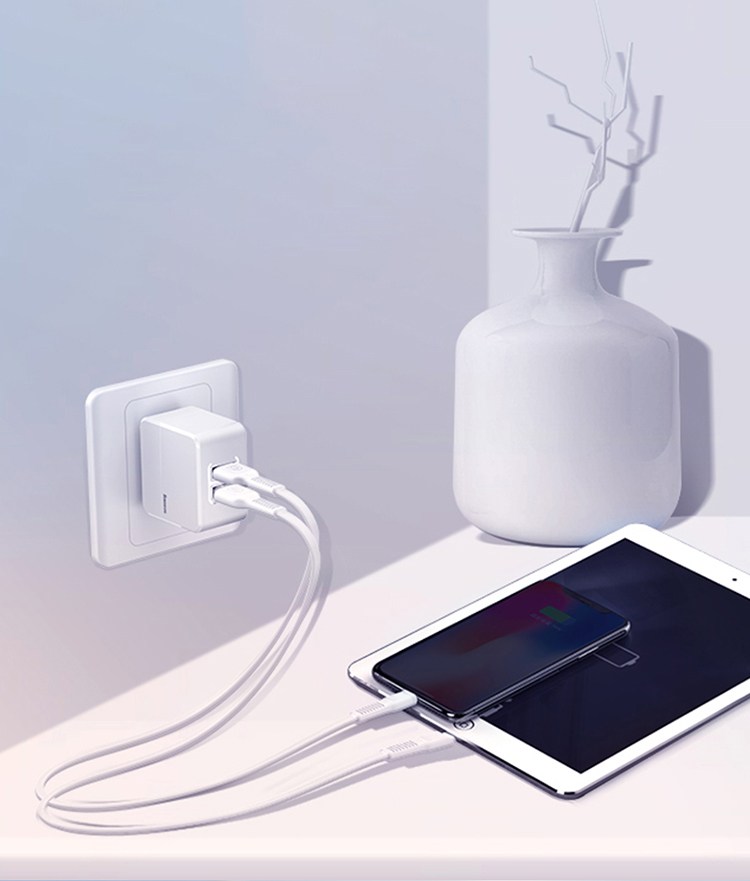 Baseus Apple Charger 3.4A Fast Charge Multi-port USB Android Phone Charging Head Data Cable Plug for iphoneX/8/7 Huawei ipad Tablet Millet Samsung Blue Baseus Apple Charger 3.4A Fast Charge Multi-port USB Android Phone Charging Head Data Cable Plug for iphoneX/8/7 Huawei ipad Tablet Millet Samsung Blue