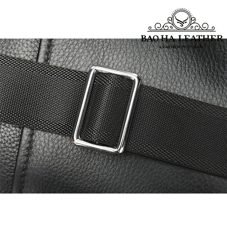 Túi đeo trước ngực, túi đeo vai da bò thật 9104 Túi đeo chéo vai