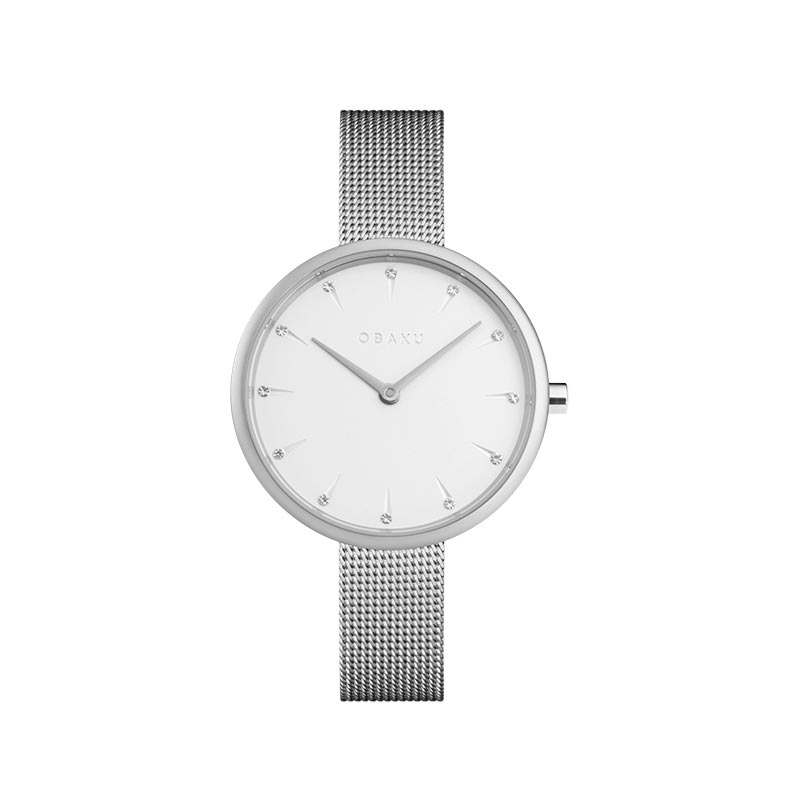 Đồng hồ đeo tay nữ hiệu Obaku V233LXCIMC1 | ĐH Thế Giới Thời Gian | Tiki