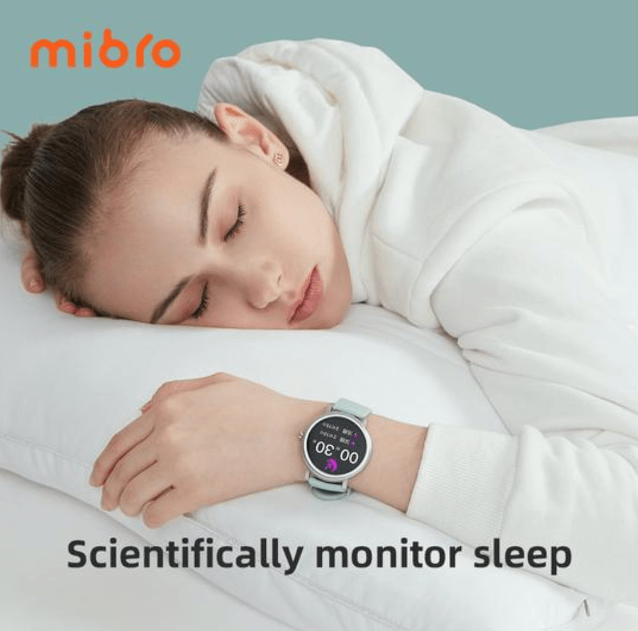 smartwatch Mibro Air, Thiết kế tròn ấn tượng, pin 25 ngày, thiết kế đẹp và thanh lịch với mặt đồng hồ tròn, kích thước 1,28 inch và tỷ lệ màn hình so với thân máy đạt 95%, chuẩn IP68 bảo vệ smartwatch khỏi tác động từ mồ hôi, mưa hay nước