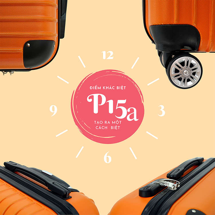 Vali nhựa kéo TRIP P15A 20 inch (50cm)